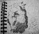 A werewolf on a Notebook
